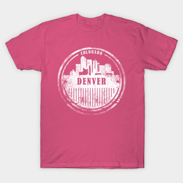 Denver city tee T-Shirt by DimDom